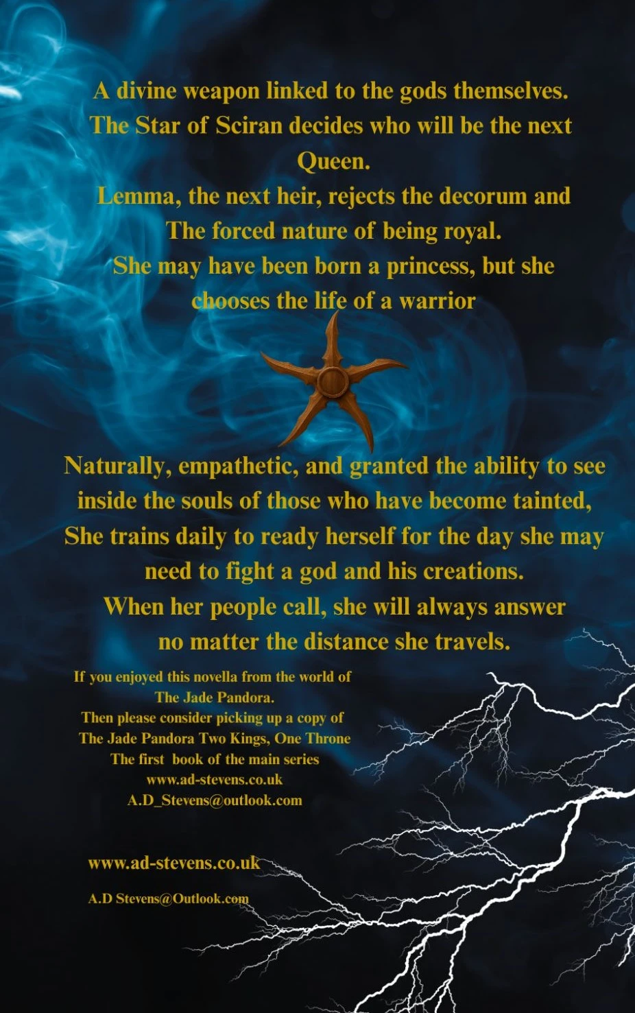 Lemma: The Star At The Beginning - Back Cover