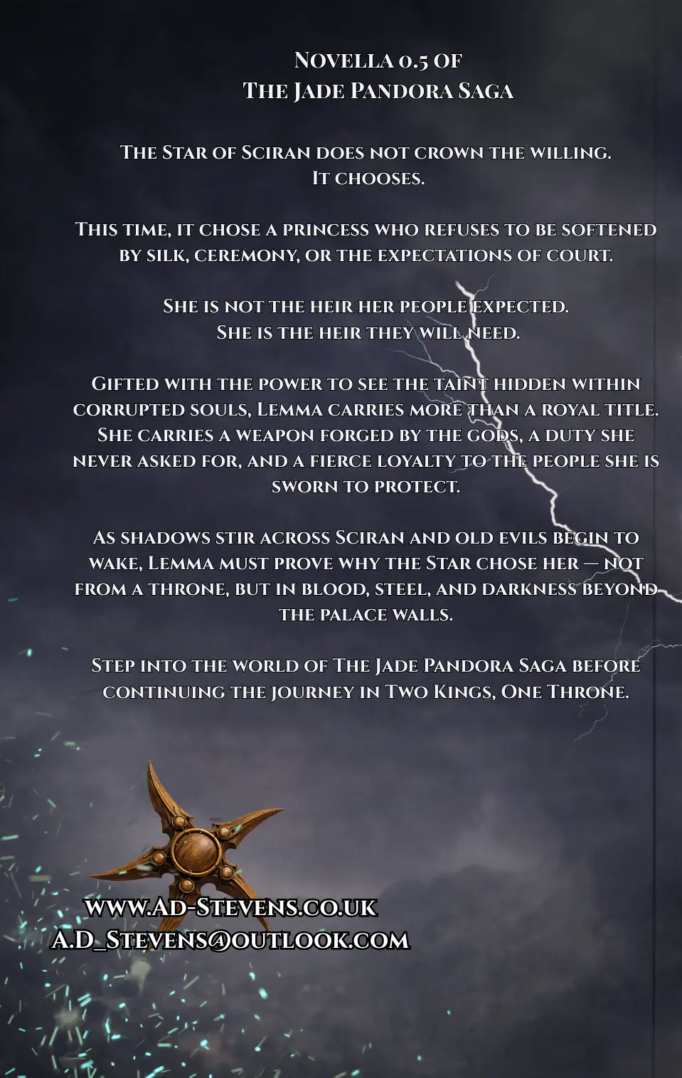 Lemma: The Star At The Beginning - Back Cover